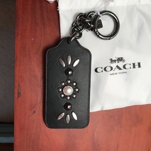 NWT Coach Western Rivets Hangtag Bag Charm/Key Fob